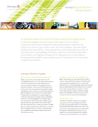 An Advanced Solution for Long-Term Retention of Enterprise Digital