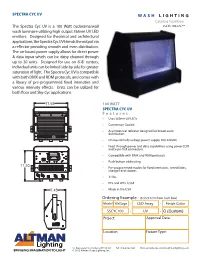 Spectra Cyc 100 UV Data Sheet.Indd