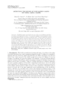Detecting the Issues of Population Aging by Using Arima Model