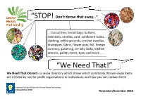 “We Need That!”
