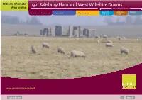 132. Salisbury Plain and West Wiltshire Downs Area Profile: Supporting Documents