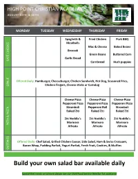 Build Your Own Salad Bar Available Daily