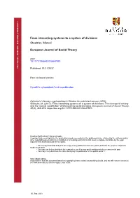 'Intersectionality, Simmel and the Dialectical Critique of Society'