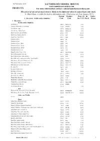 Old Stock List