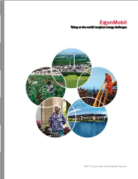 2007 Corporate Citizenship Report Table of Contents About This Report