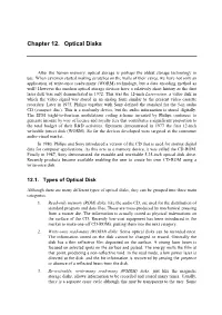 Chapter 12. Optical Disks