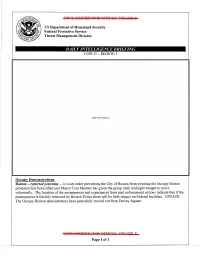 Daily Intelligence Briefing 12.09.11 - Region 1