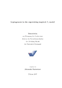 Leptogenesis in the Superstring Inspired E6 Model
