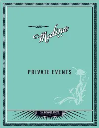 Private Events