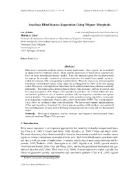 Anechoic Blind Source Separation Using Wigner Marginals