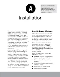 Installation