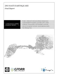 Post-Disaster Building Damage Assessment Using