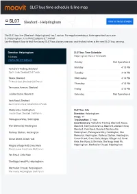 SL07 Bus Time Schedule & Line Route