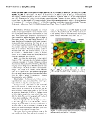 Wind-Eroded Stratigraphy on the Floor of a Noachian Impact Crater, Noachis Terra, Mars