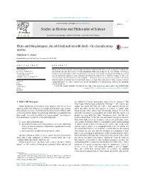Pluto and the Platypus: an Odd Ball and an Odd Duck - on Classiﬁcatory Norms