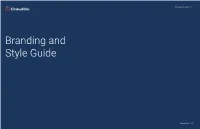 Branding and Style Guide