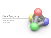 Digital Typography