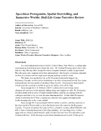 Game Narrative Review Jamesiliff