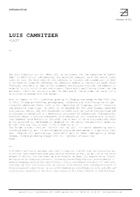 Luis Camnitzer *1937