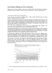 Making Use of the Central Bank