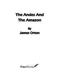 The Andes and the Amazon