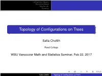 Topology of Configurations on Trees