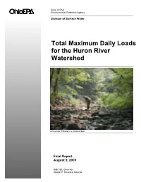 Total Maximum Daily Loads for the Huron River Watershed