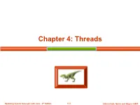 Chapter 4: Threads
