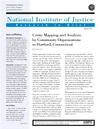 Crime Mapping and Analysis by Community Organizations