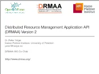 DRMAA) Version 2