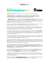 Juan Martin Del Potro to Begin Comeback at Delray Beach Open