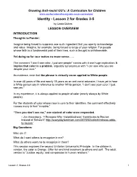 Lesson 2 for Grades 3-5 by Linda Dukes LESSON OVERVIEW INTRODUCTION Thoughts to Ponder