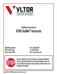 VLTOR's Keymod™ Accessories