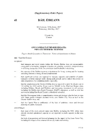 41 Dáil Éireann