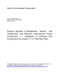 Bangladesh Gas Fields Company Limited for the Asian Development Bank
