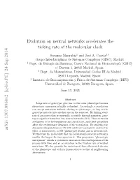 Evolution on Neutral Networks Accelerates the Ticking Rate of the Molecular Clock Arxiv:1307.0968V2 [Q-Bio.PE] 24 Sep 2014
