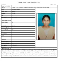 Missing Person - Period Wise Report (CIS) 17/02/2020 Page 1 of 50