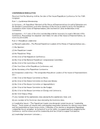Conference Resolution
