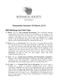 Newsletter Number 59 March 2010