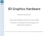 Realtime Rendering: PC Cluster with Special Hardware