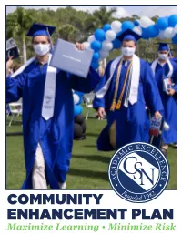 COMMUNITY ENHANCEMENT PLAN CONGRATULATIONS Csnmaximize Community Enhancement Plan: Maximize Learning Learning • Minimize Risk • Minimize Riskpage 1