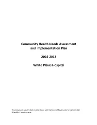 Community Health Needs Assessment and Implementation Plan