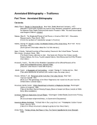 Annotated Bibliography -- Trailtones