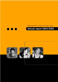 Annual Report 2002/2003