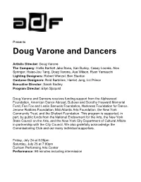 Doug Varone and Dancers