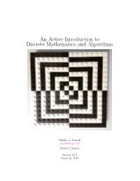 Active Introduction to Discrete Mathematics and Algorithms