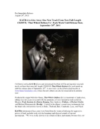 KAURA to Give Away One New Track from New Full-Length CD/DVD, ‘That Which Defines Us’, Each Week Until Release Date, September 20Th, 2011