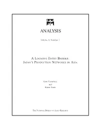 Japan's Production Networks in Asia