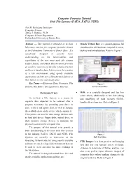 Computer Forensics Tutorial Disk File Systems (FAT16, FAT32, NTFS)