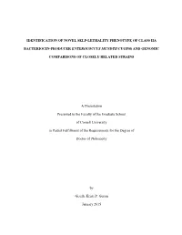 Identification of Novel Self-Lethality Phenotype of Class Iia